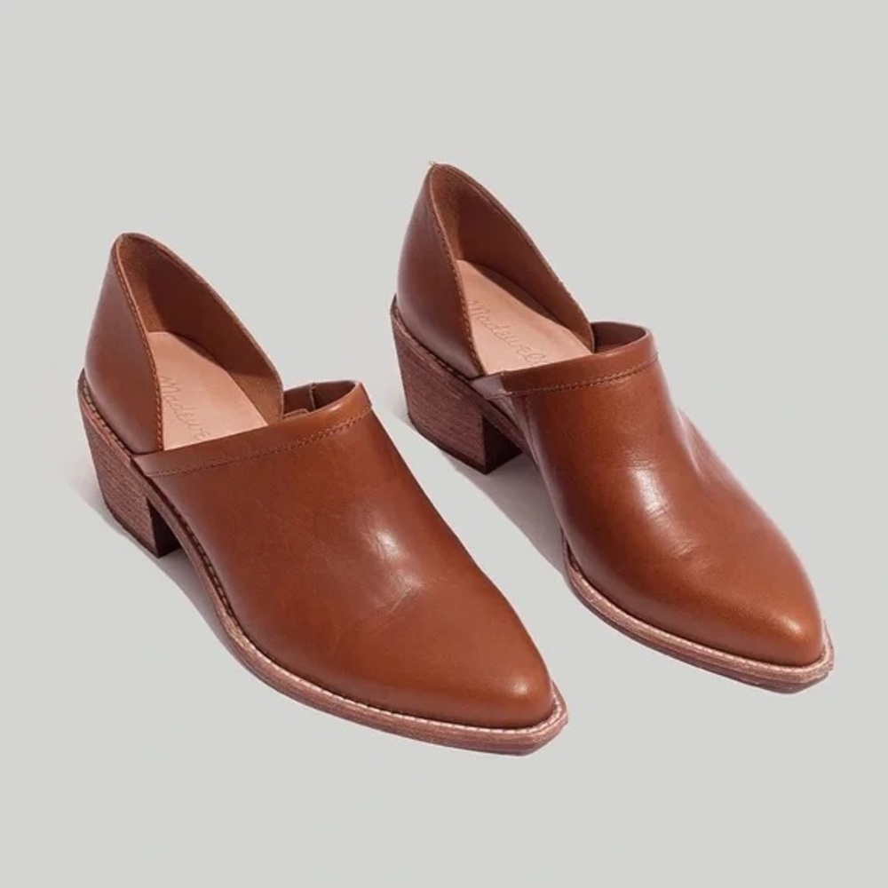 Madewell Low Cut Leather Booties - Women's 8.5